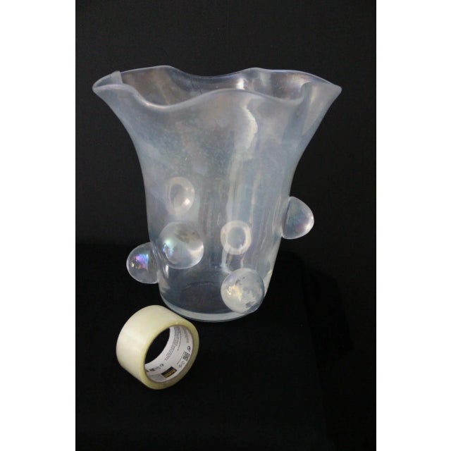 Large Vases in Iridescent Murano Glass from Gino Cenedese, 2000s, Set of 2 For Sale - Image 4 of 18
