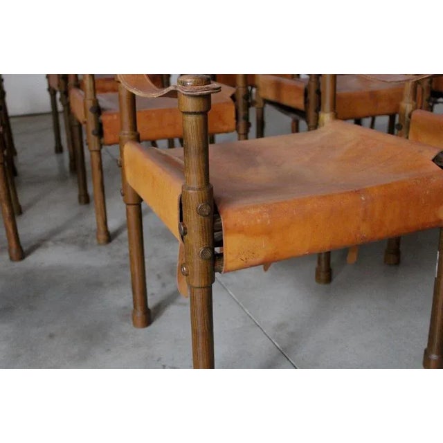 Animal Skin Large Safari Dining Armchair, Germany, 1960s For Sale - Image 7 of 18