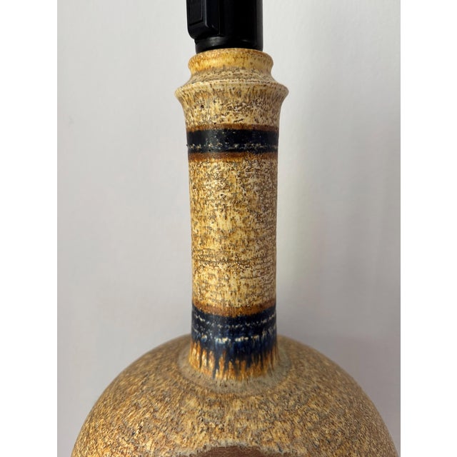 Ceramic Table Lamp by Jette Hellerøe for Axella, Denmark, 1960s For Sale - Image 9 of 11