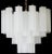 Murano Glass Tube Chandeliers, 1990s, Set of 2 For Sale - Image 6 of 12