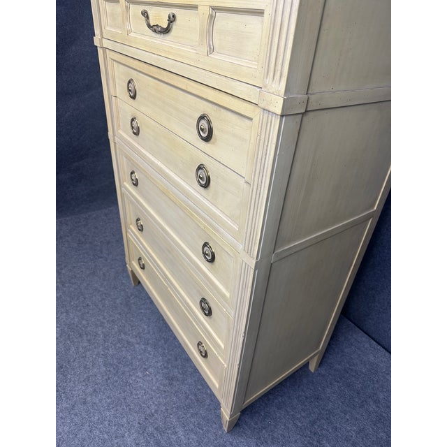 American of Martinsville 1960s Vintage American of Martinsville 6 Drawer Tall Chest For Sale - Image 4 of 10
