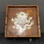 This charming Chinese rosewood multi‑purpose box features a striking mother‑of‑pearl inlaid dragon motif across the top....