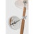 Modern Thomas O'Brien for Visual Comfort Signature Bryant Large Wrapped Tail Sconce in Polished Nickel and Natural Leather with Linen Shade For Sale - Image 3 of 7