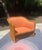 Wood Vintage Wicker Lounge Chair & Ottoman Set, Michael Taylor Style With New Sunbrella Upholstery For Sale - Image 7 of 12