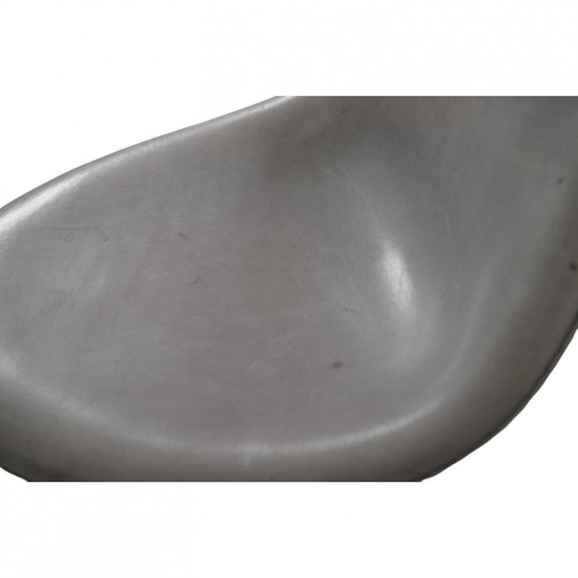 Vintage Drop Chair in Grey Grace Leather by Arne Jacobsen, 2015 For Sale - Image 12 of 18