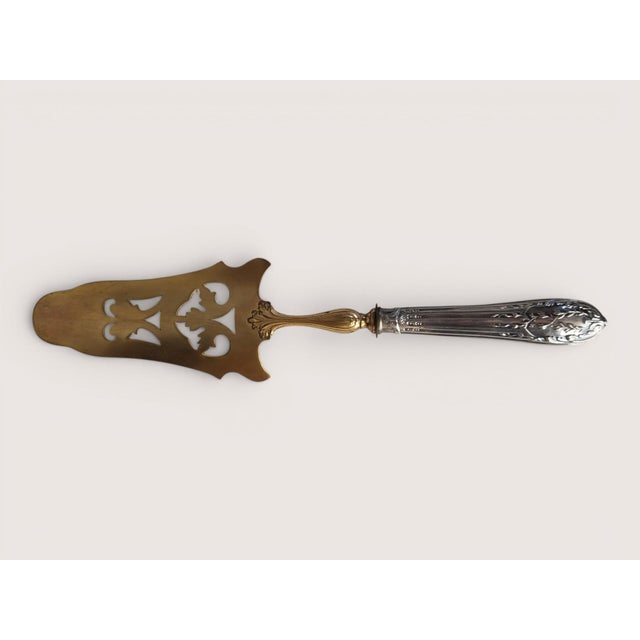 Metal Louis XVI Silver Pie Server from Brosse & Cie, 1890s For Sale - Image 7 of 13