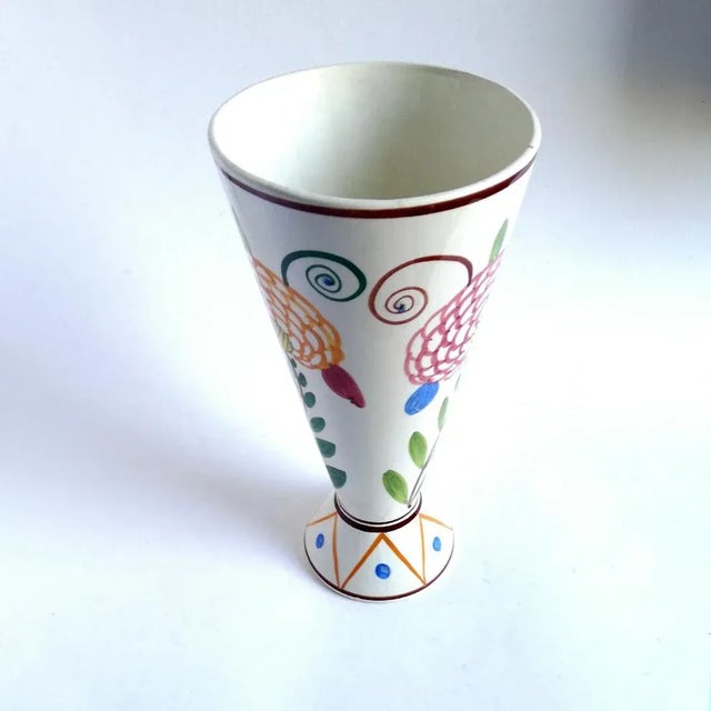 Mid-Century Italian Ceramic Vase from Titano For Sale - Image 3 of 4