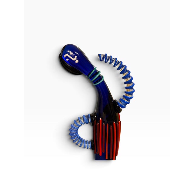 Elevate your collection with this exceptional, authentic hand-blown Murano glass sculpture by the renowned Italian...