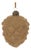 Flocked Glass Pinecone Ornament (Set of 12) For Sale