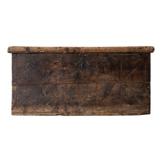 Italian Monastery Trunk, 1600s For Sale