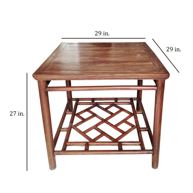 Ming Style Square Table, Suzhou, China, Late 18th Century For Sale - Image 4 of 18