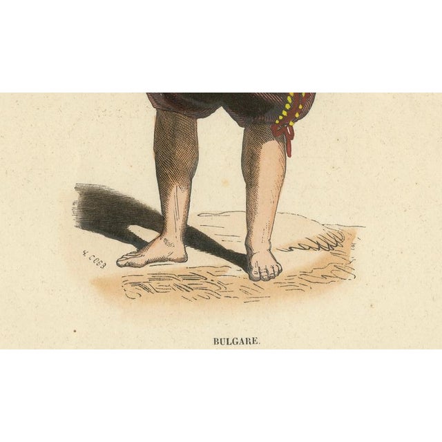 Markaert, Bulgarian Man in Traditional Dress, 1845, Hand-Coloured Lithograph on Paper For Sale - Image 5 of 10
