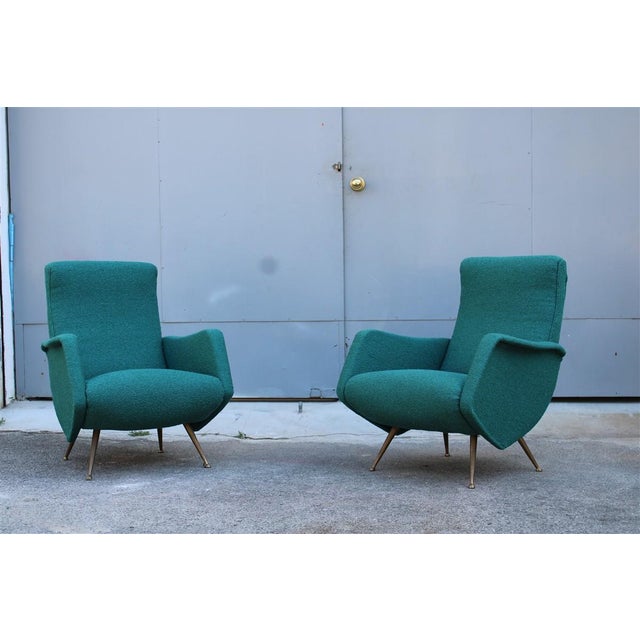 Armchairs by Aldo Morbelli for Isa Bergamo, Italy, 1950s, Set of 2 For Sale - Image 16 of 16