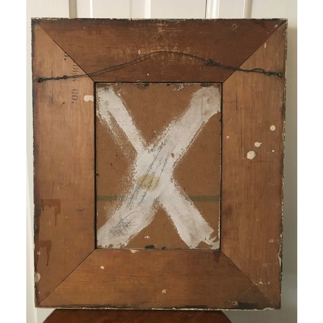 Charles Ragland Bunnell Surrealist Danse Macabre Painting 1948 For Sale - Image 4 of 6