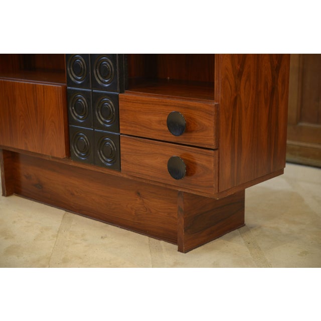 Vintage Brutalist Bar Cabinet by De Coene, 1970s For Sale - Image 12 of 13