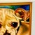 1989 Vintage Large Scale Contemporary Dog Portrait Original Oil Painting, “Chester” Artist Signed For Sale - Image 6 of 13