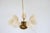 Mid-Century Chandelier Lamp in Brass and Glass from Sario, Finland, 1950s For Sale - Image 17 of 18