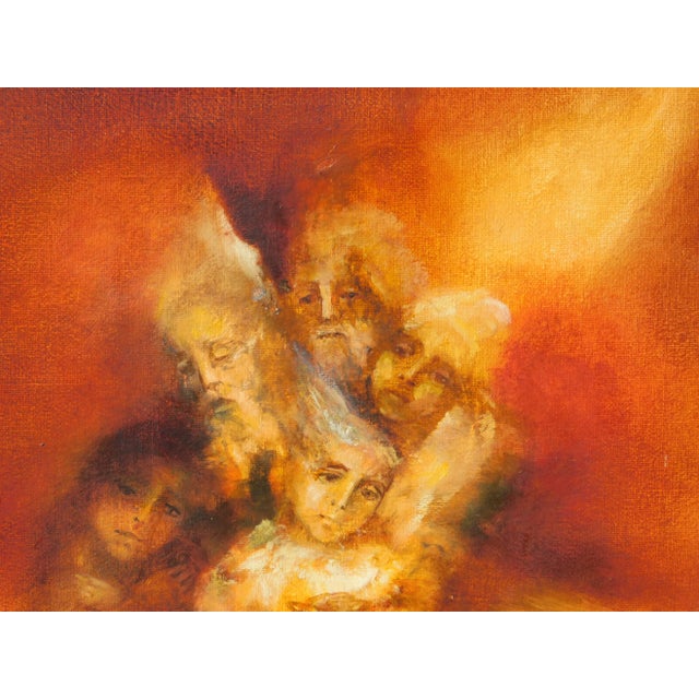 Surrealism Guadalupe Aparicio, Noted Argentine Artist Surrealist Oil/Canvas 12 X 16 For Sale - Image 3 of 5