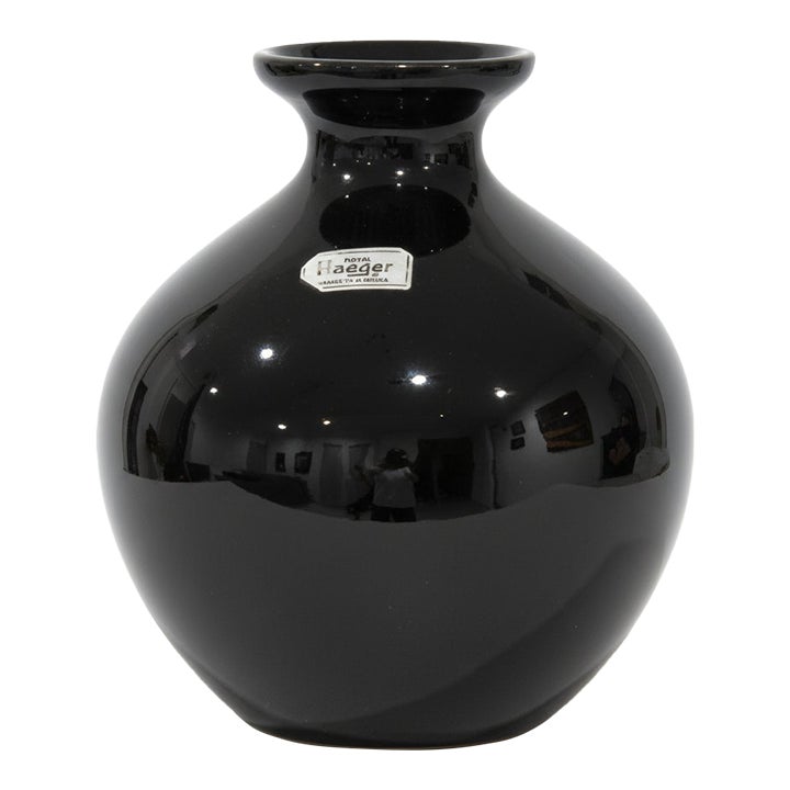 Royal Haeger Black Vasenull