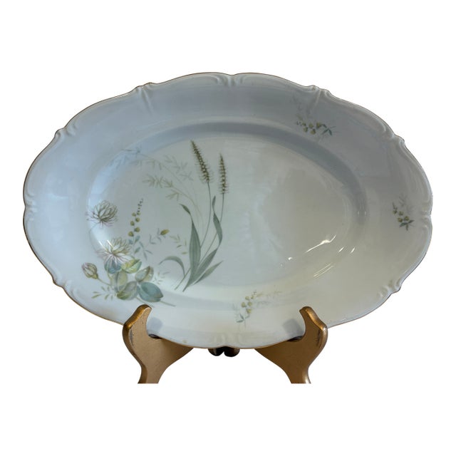 Vintage Forest Bavaria "Harvest" Botanical Porcelain Platter For Sale