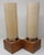 Mid 20th Century 1960s Modeline of California Mid-Century Modern Cylinder Table Lamps With Hinged Wood Bases - a Pair For Sale - Image 5 of 9