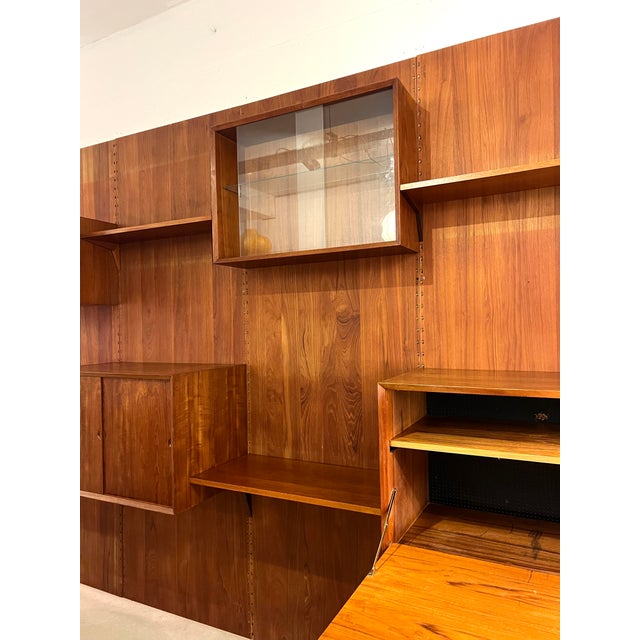 Mid-Century Teak Wall Unit by Poul Cadovius, 1960s For Sale - Image 6 of 13