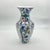 Ceramic Handmade Ceramic Hexagonal Vase (25cm) – Ottoman “Saz” Style Leaves – Faceted Body & Turquoise Accents For Sale - Image 7 of 8