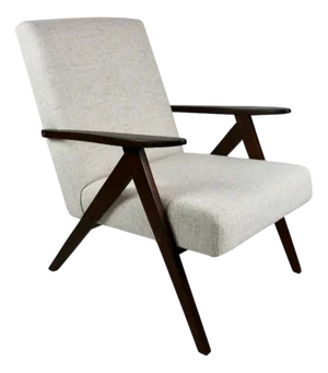 Vintage Model B-310 Chair in Ivory White Boucle, 1970s