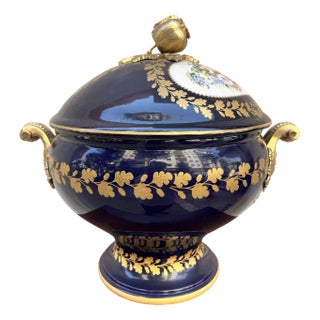 Vintage Ceramic with Lid, 1890s For Sale