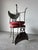 Red 1980’s Vintage Handmade Brutalist Metal Sculptural Dining Chairs – Pair For Sale - Image 8 of 12