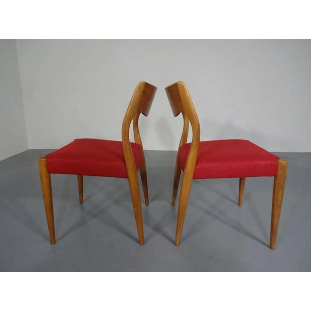 Set of Danish Oak Dining Chairs, 1960s For Sale - Image 4 of 17