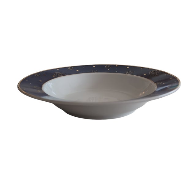 Contemporary VTG 2000 Sakura Star Light 2 Christmas Salad/Soup Bowls Celestial Y2k Hallmark For Sale - Image 3 of 6