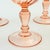 Late 20th Century Pink Swirl Wine Goblets - Set of 6 - France For Sale - Image 5 of 8