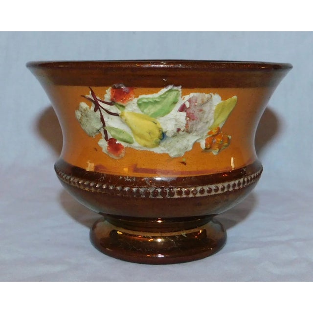 Copper Antique Mid 19th Century Copper Lustre Bowl For Sale - Image 8 of 8