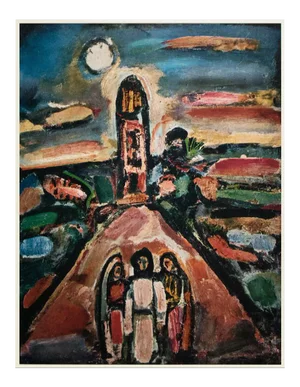 1950s After Georges Rouault, Middle Eastern Landscape, First Edition Period Lithograph