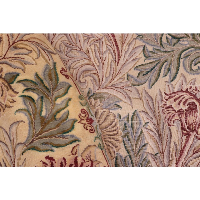 Textile Boho Chic Tulip Pak-Persian Gold/Green Wool Rug - 10'1'' X 14'1'' For Sale - Image 7 of 8