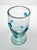 2000 - 2009 Mexican Aqua Blue Confetti Raised Pebble Mexican Blown Footed Tumbler Glasses - 6 pcs For Sale - Image 5 of 7