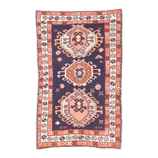 Vintage Karajeh Rug 3'2'' x 5' For Sale