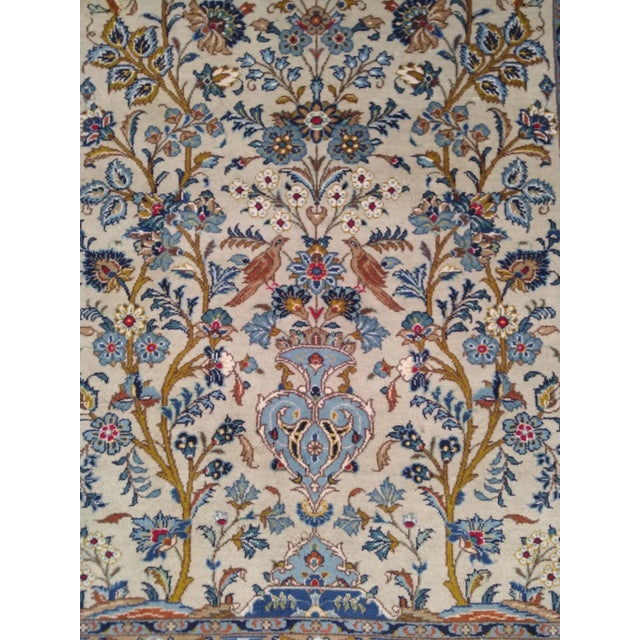 1970s Tree of Life Persian Kashan Rug For Sale In New York - Image 6 of 10