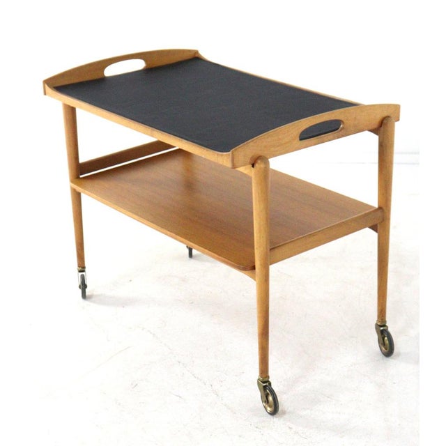 Trolley with Removable Tray, 1960s For Sale - Image 9 of 15