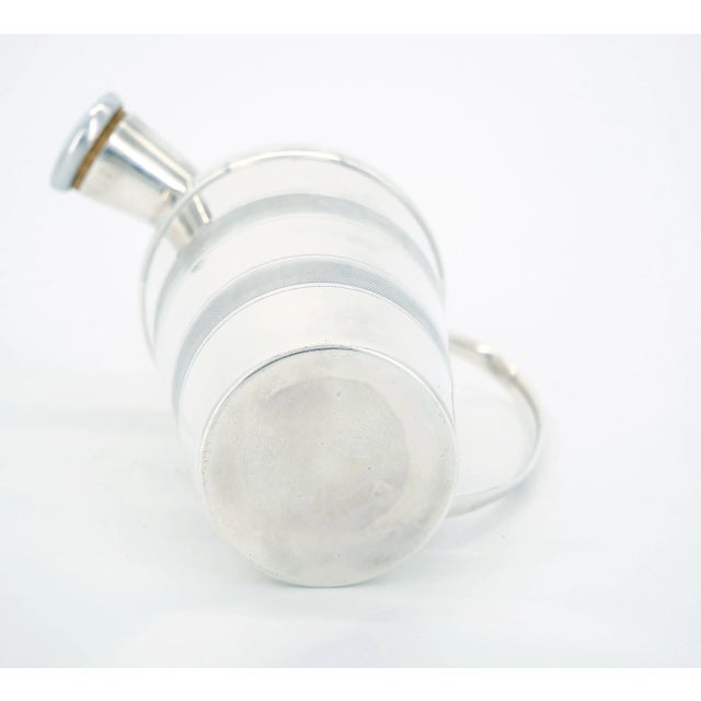English Edwardian Sheffield Silver Plate Barware Cocktail Shaker For Sale - Image 10 of 12