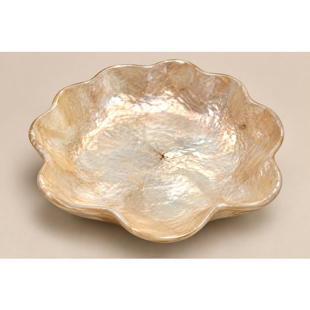 Shell Gumps Capiz Bowls and Scalloped Shell Dishes Catchalls and Trays - A 9 Piece Set For Sale - Image 7 of 13