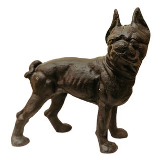 Cast Iron Bulldog Doorstop For Sale