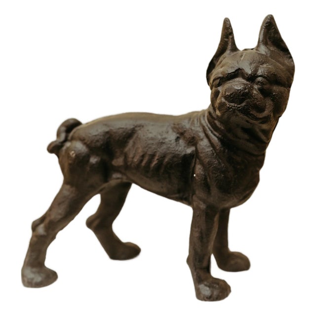 Cast Iron Bulldog Doorstop For Sale