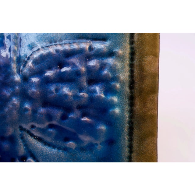 Vintage Enamel on Copper "Eagle" Plaque For Sale In New York - Image 6 of 12