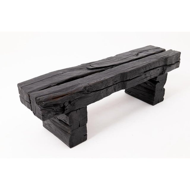 Garden Bench by Logniture For Sale - Image 15 of 16