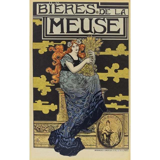 Marc Auguste Bastard, Bieres de la Meuse, Offset Print For Sale