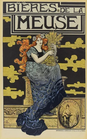 Marc Auguste Bastard, Bieres de la Meuse, Offset Print