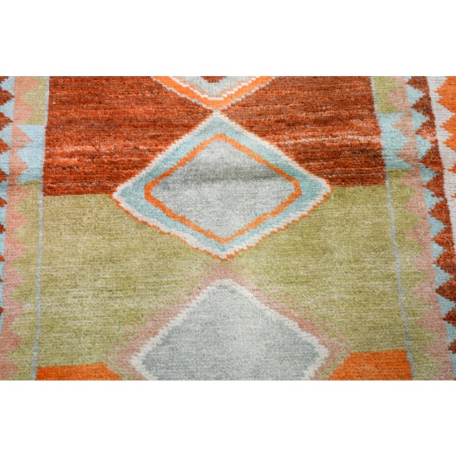 Vintage Gabbeh Wool Professional Hand Knotted Rug, 2'8x3'9