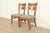 Late 20th Century Stickley Mission Oak Arts & Crafts Side Chairs or Dining Chairs, Pair For Sale - Image 5 of 16